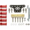 Parts Tamiya Tamiya - Hg Mass Damper Set W/Ball Connectors (Block Weight/Carbon Plate) Mini 4Wd Product [95387]