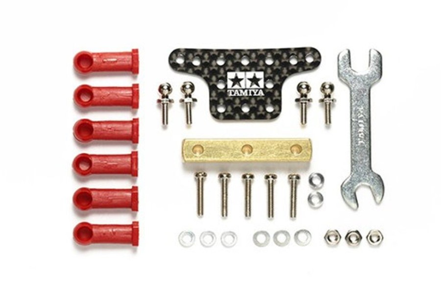 Parts Tamiya Tamiya - Hg Mass Damper Set W/Ball Connectors (Block Weight/Carbon Plate) Mini 4Wd Product [95387]