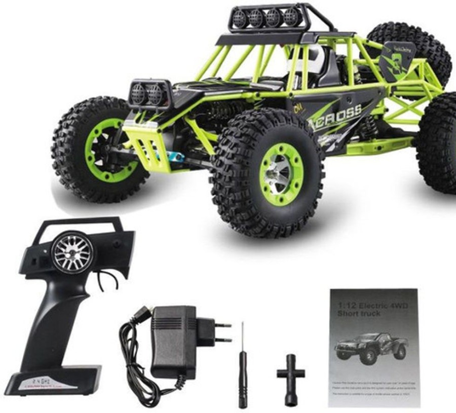 Off-Road | Cars/Tanks WLToys Wltoys 12427 1/12 2.4G 4Wd Rc Off Road Crawler Buggy 50Km/H Speed W/ Led Light