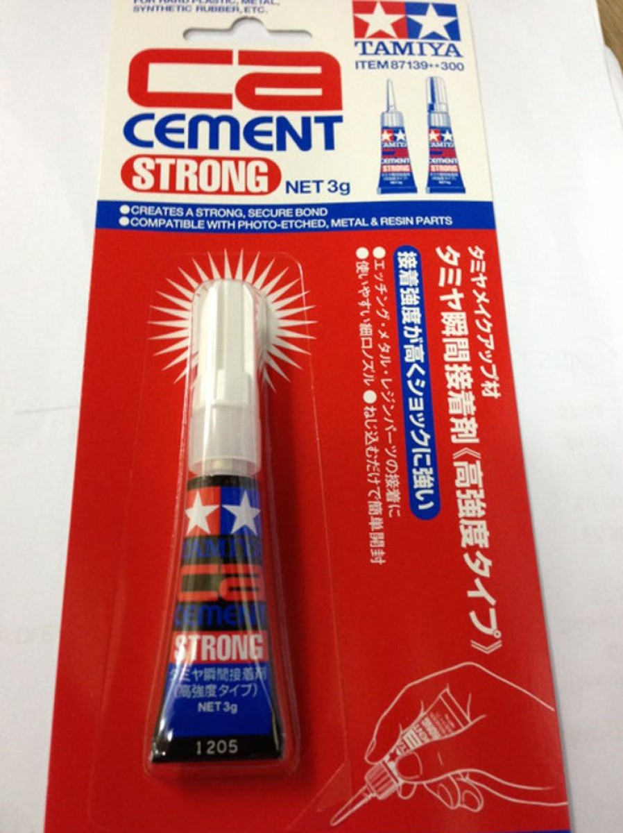 Glue | Accessories Tamiya Tamiya - Ca Cement (Strong) - 3G [87139]