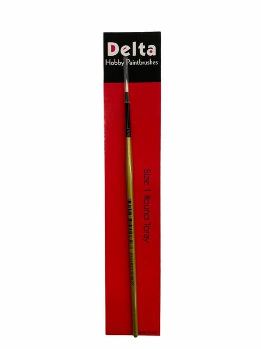 Delta Brushes | Accessories Delta Delta Paintbrush Size 1 Round Toray