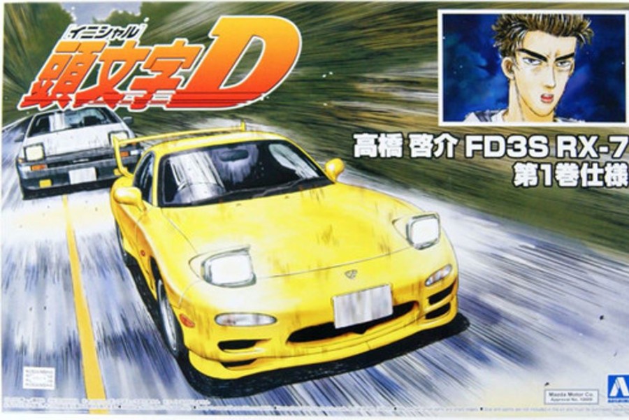 Cars | Model & Die-Cast Aoshima Aoshima Keisuke Takahashi Fd3S Rx-7 Vol.1 1/24 Scale Kit