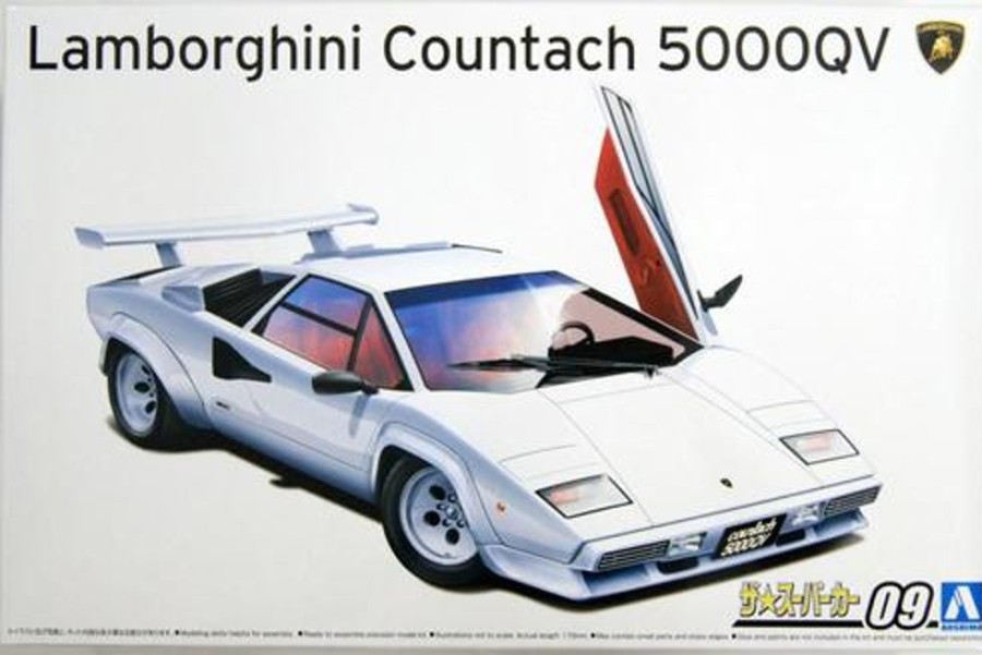 Cars | Model & Die-Cast Aoshima Aoshima - 1/24 `85 Lamborghini Countach 5000Qv