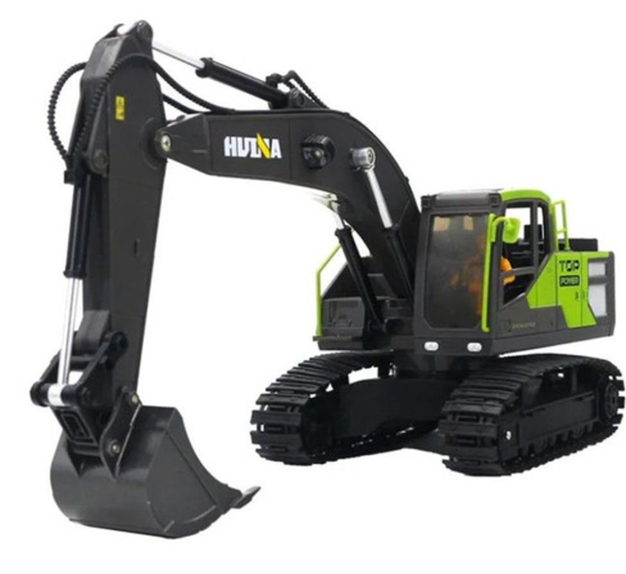 Cars/Tanks Huina Huina 1661 1/18 Rc Excavator Green/Grey