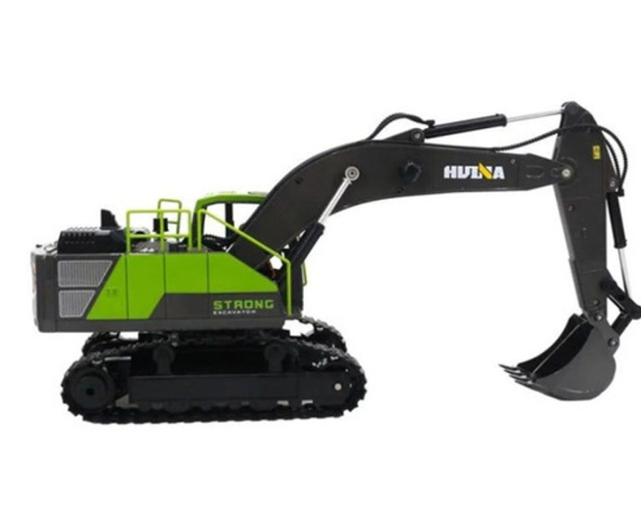 Cars/Tanks Huina Huina 1661 1/18 Rc Excavator Green/Grey