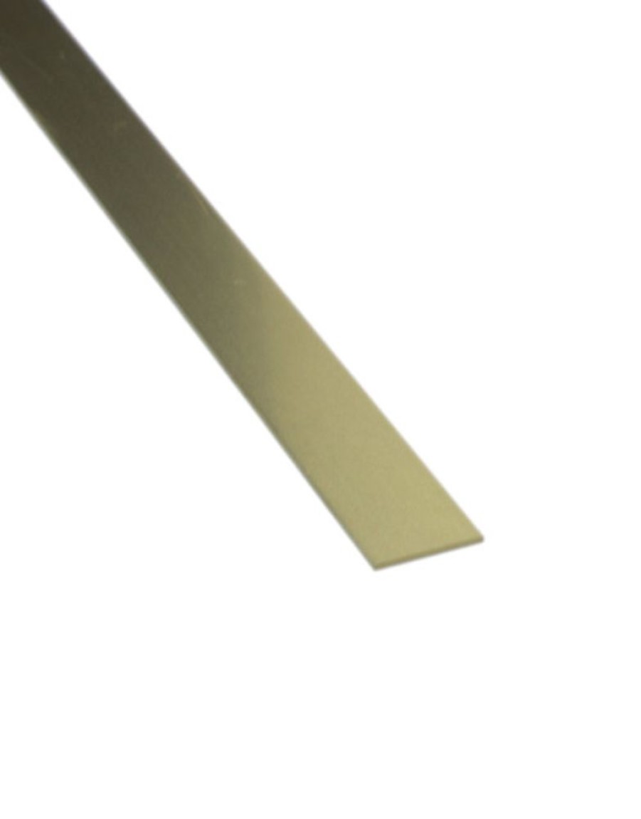 Brass | Accessories K&S Brass Strip - 1/2" Wide, 0.032" Thick, 12" Long #8241