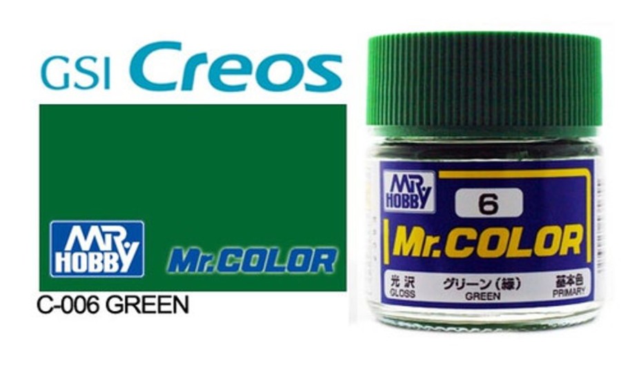 Mr. Hobby Paint | Accessories Mr Hobby Gunze - C006 Mr Color Gloss Green