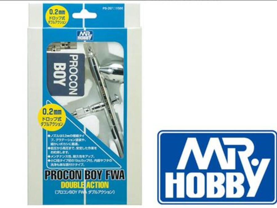 Paint Brushes, Airbrushes & Compressors | Accessories Mr Hobby Mr Hobby Gsi Creos Mr. Airbrush Procon Boy Ps-267 0.2Mm