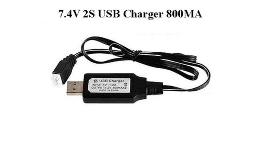 Entry Level Lipo Charger | Batt/Charger Heng Long Henglong 2S Lipo Usb Charger 0.8A Output Current