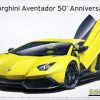 Cars | Model & Die-Cast Aoshima Aoshima - 1/24 `13 Lamborghini Aventador 50 Anniversario