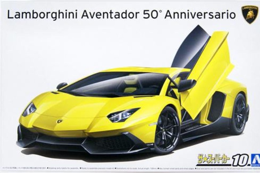 Cars | Model & Die-Cast Aoshima Aoshima - 1/24 `13 Lamborghini Aventador 50 Anniversario