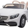 Ride On Softsunshine Licensed Mercedes-Benz Maybach S650 Cabriolet 12V Ride On Car ( White)