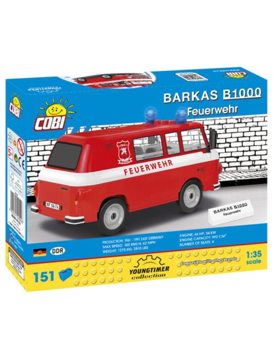 Model & Die-Cast Cobi Cobi - 24594 Barkas B1000 Feuerwehr 151Pcs