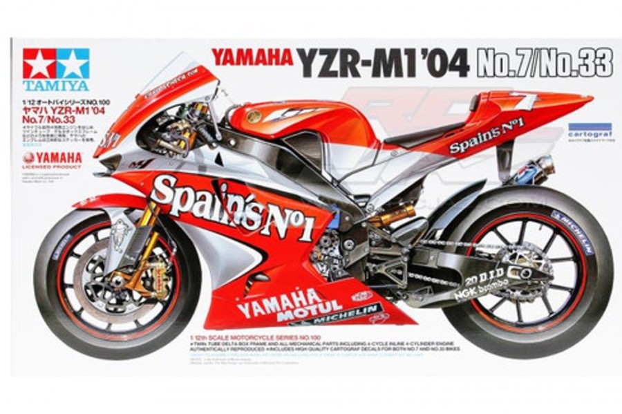 Bikes | Model & Die-Cast Tamiya Tamiya 1/12 Yamaha Yzr-M1 2004 Kit [14100]