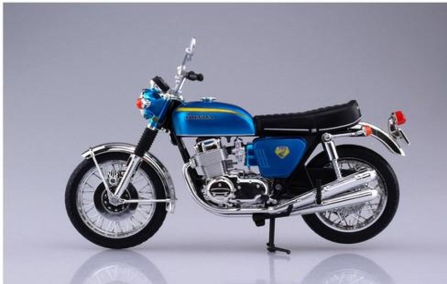 Model & Die-Cast Aoshima Aoshima - 1/12 Diecast Honda Cb750 Four (K0) Candy Blue