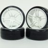 Rim & Tyre | Parts CS model Cs 1: 10 Scale Tyre & Rim 4Pcs Ty-002+2063W 3Mm Offset Wheels