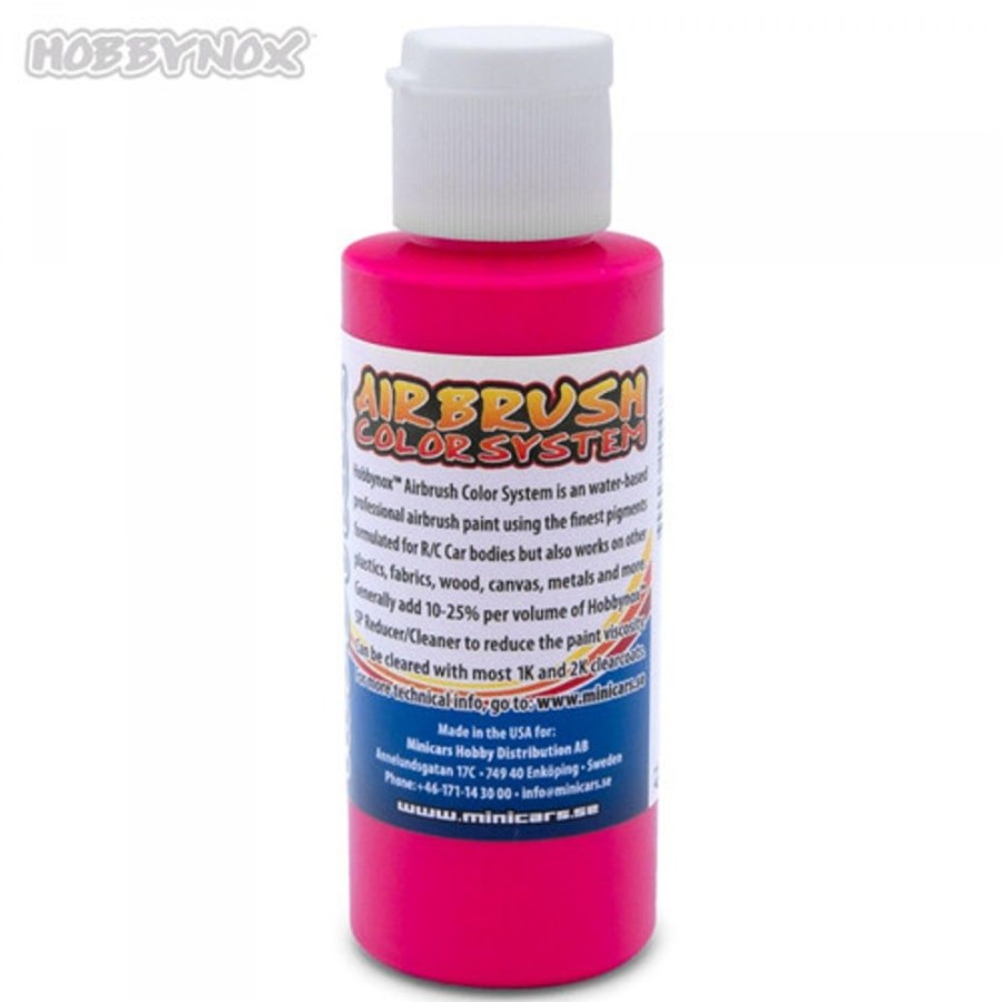 Hobbynox Paint | Accessories Hobbynox Hobbynox - Airbrush Color Neon Pink 60Ml