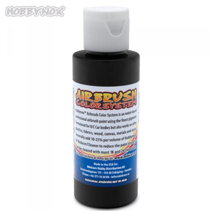 Hobbynox Paint | Accessories Hobbynox Hobbynox - Airbrush Color Solid Black 60Ml