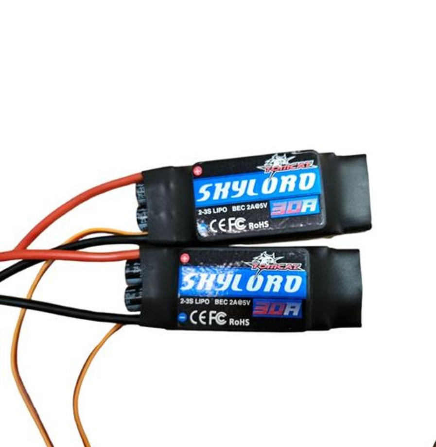 Air | Electronics Tomcat Tomcat Skylord 2-3S Twin 30A Esc For Air Craft