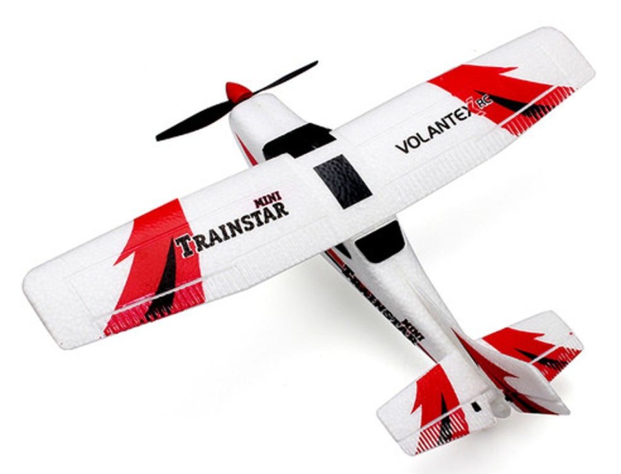 Planes Volantex Volantex V761-1 Trainstar Mini 2.4G 3Ch 6 Axis Gyro Micro Rc Airplane Rtf