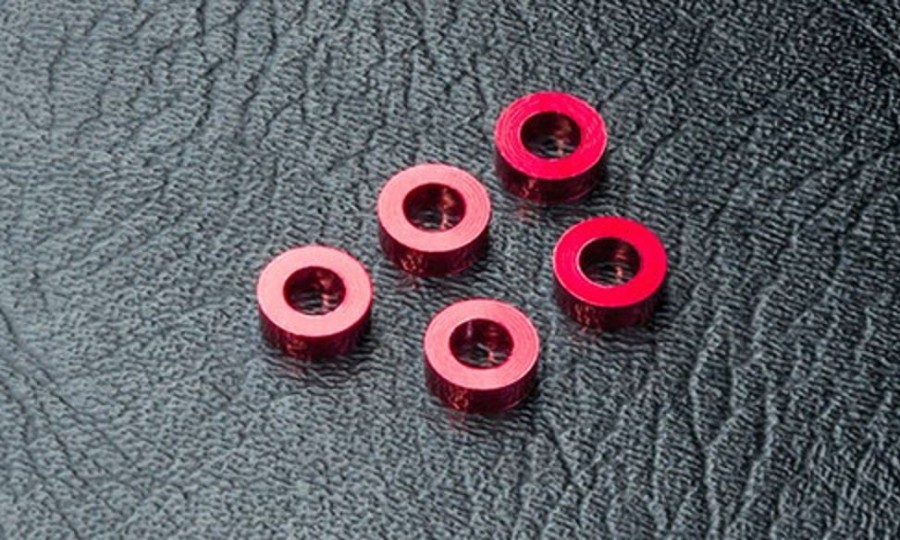 Drift Car Parts | Parts MST Mst 820027B Alum. Spacer 3X5.5X2.0 (Red) (5)