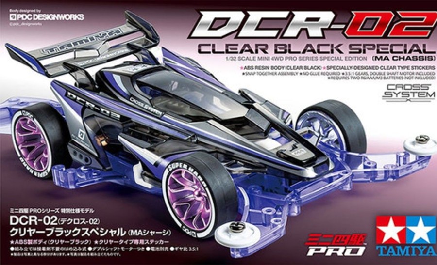 Cars/Tanks Tamiya Tamiya Mini 4Wd Jr Dcr-02 Clear Black Sp