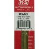 Brass | Accessories K&S K&S Brass Rectangle Tube 3/16" X 3/8" X 12" #8268