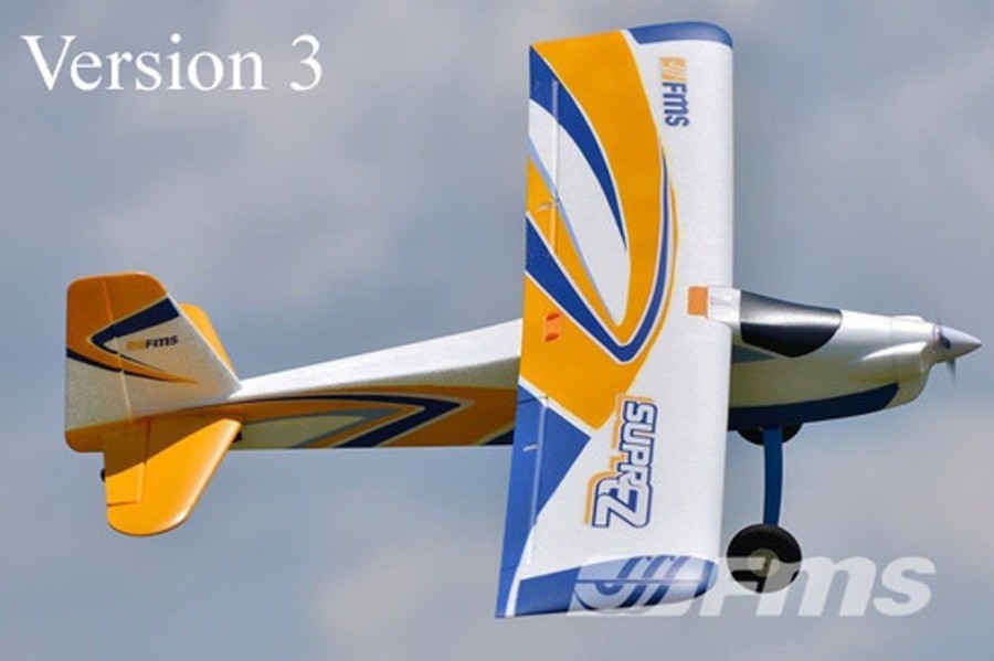 Planes FMS Fms 1220Mm Super Ez Trainer V4 Ready To Fly ( With Float Version) + Stabilizer