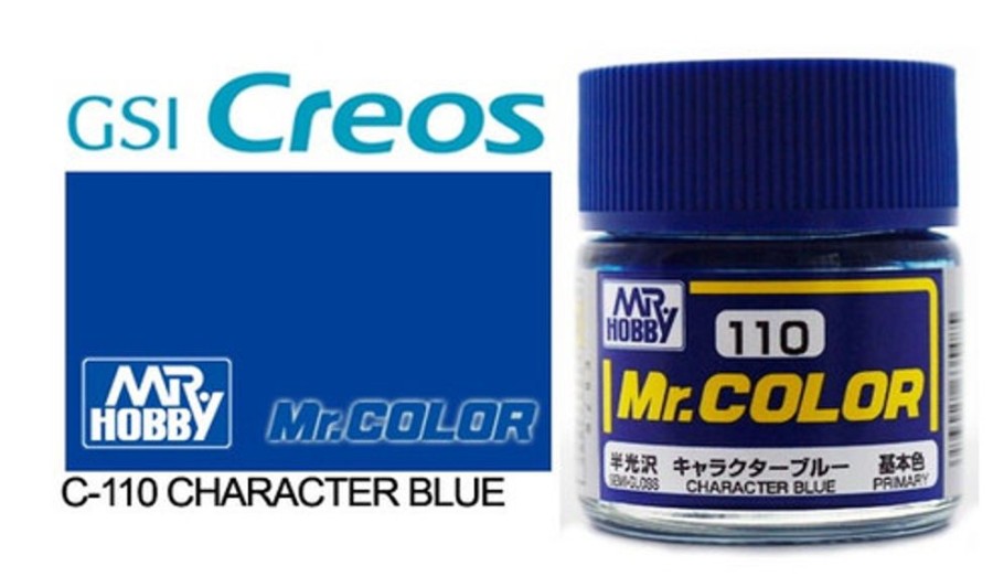 Mr. Hobby Paint | Accessories Mr Hobby Gunze - C110 Mr Color Semi Gloss Character Blue