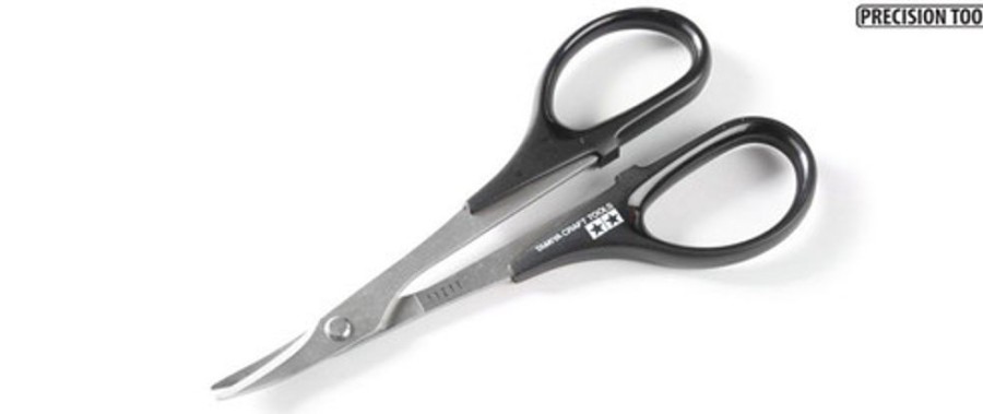 Tamiya Tools | Accessories Tamiya Tamiya Curved Scissors 5-1/2' [74005]