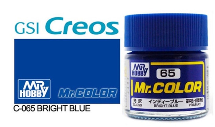 Mr. Hobby Paint | Accessories Mr Hobby Gunze - C065 Mr Color Gloss Bright Blue