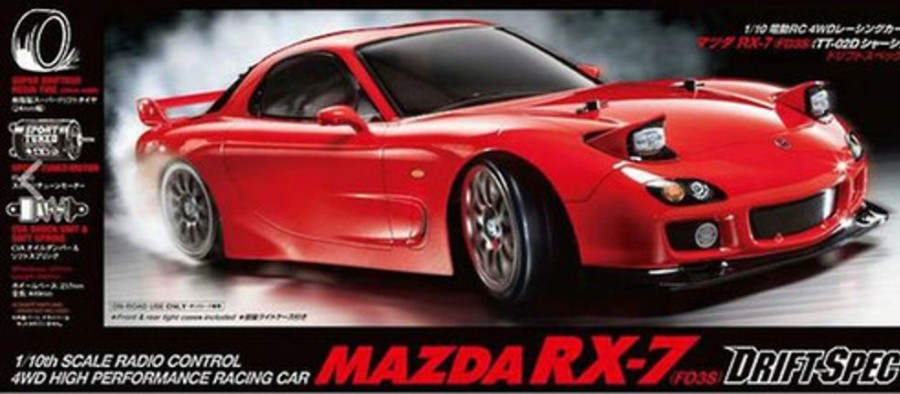 Cars/Tanks Tamiya Tamiya 1/10 R/C Mazda Rx-7 (Fd3S) (Tt-02D) Drift Spec [58648]