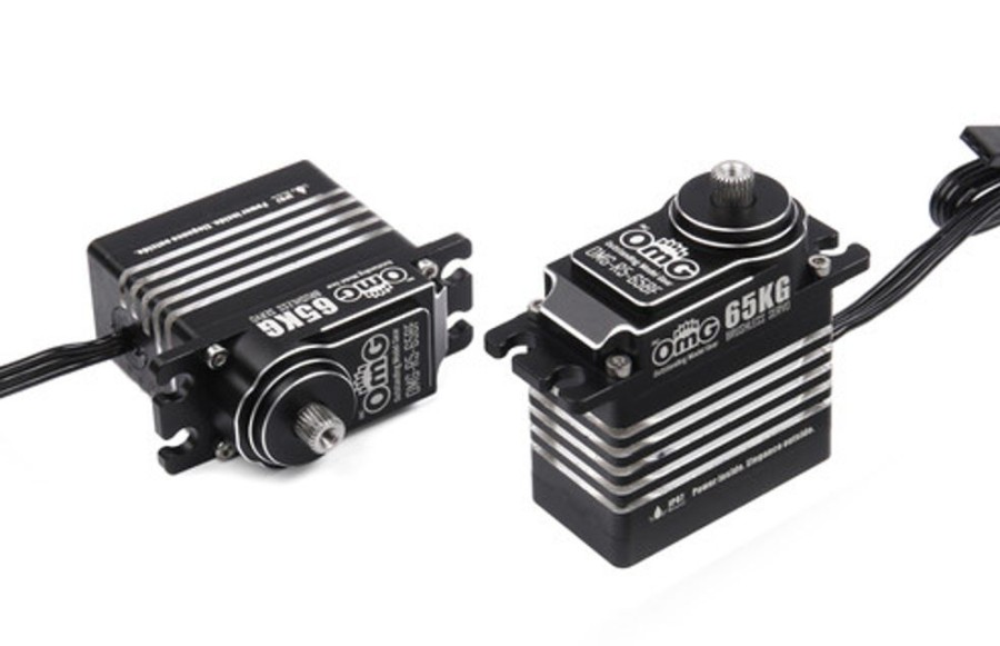 Omg Servos | Electronics OMG Omg 65Kg Brushless Servo With Stainless Steel Gear, Ip67 Waterproof, 0.08 Sec/60 Degree