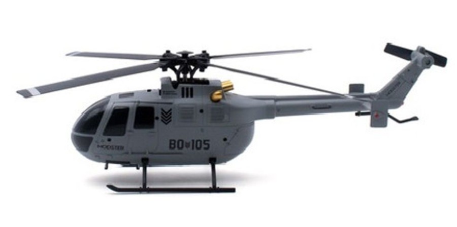 Drones/Helis C186 B-105 V2 4Ch Scale Rc Helicopter W/ 4 Oars 6 Axils Stabilization System (C186 )