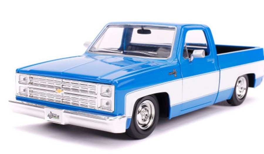 Model & Die-Cast JADA Jada 1:24 Glossy Blue 1985 Chevy P-Up [31606]