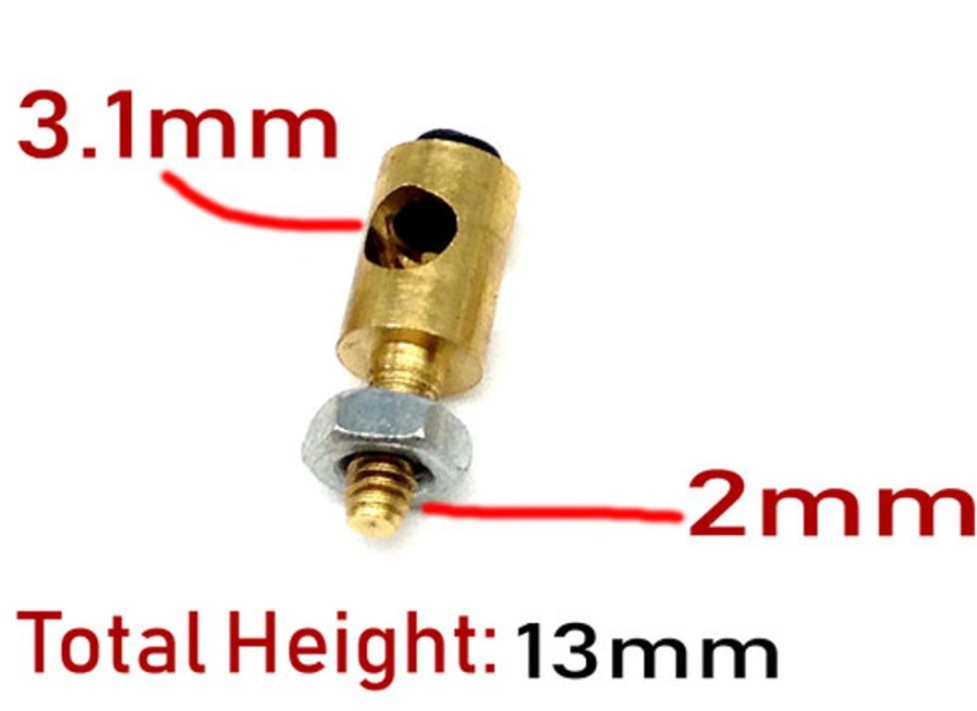 Plugs & Adapter | Accessories Hobby Station Brass Servo Arm Connectors / Linkage Stopper ( For 3.1Mm Wire )