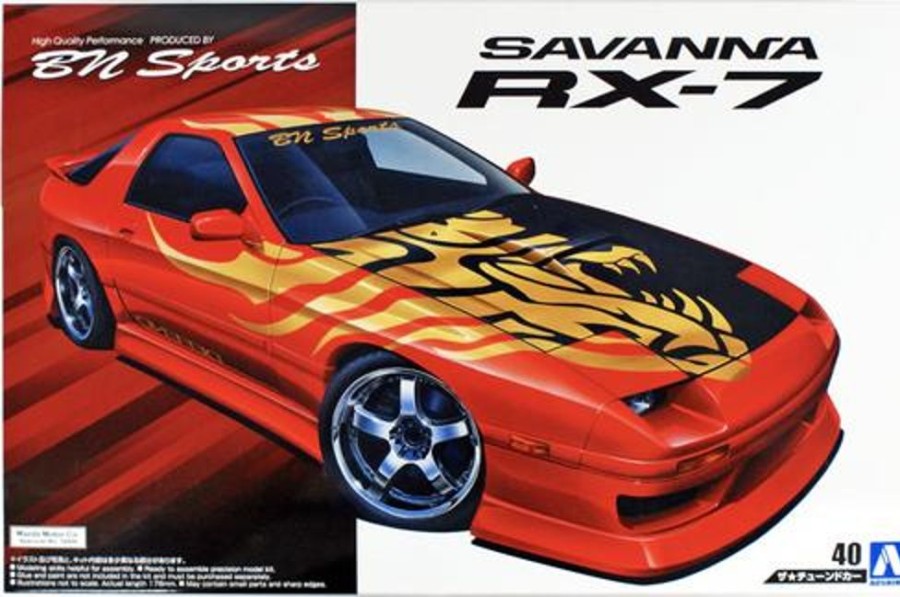 Cars | Model & Die-Cast Aoshima Aoshima - 1/24 The Tuned Car No.40 Bn Sports Fc3S Savanna Rx-7 '89