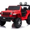 Ride On Softsunshine Latest Jeep Licence Wrangler Rubicon 4X4 Ride On Toy (Red) 4 Motors Version