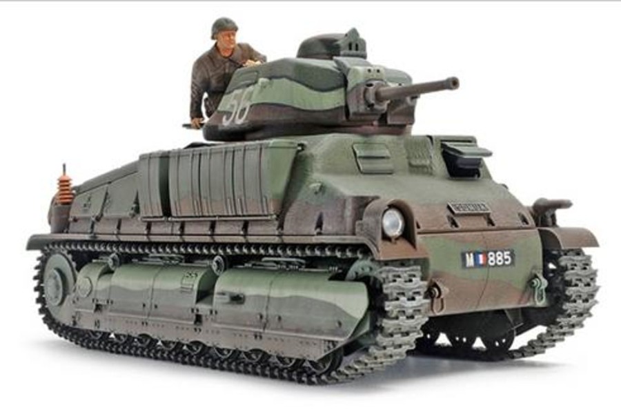 Military | Model & Die-Cast Tamiya Tamiya - 1/35 French Medium Tank Somua S35 Plastic Model Kit [35344]