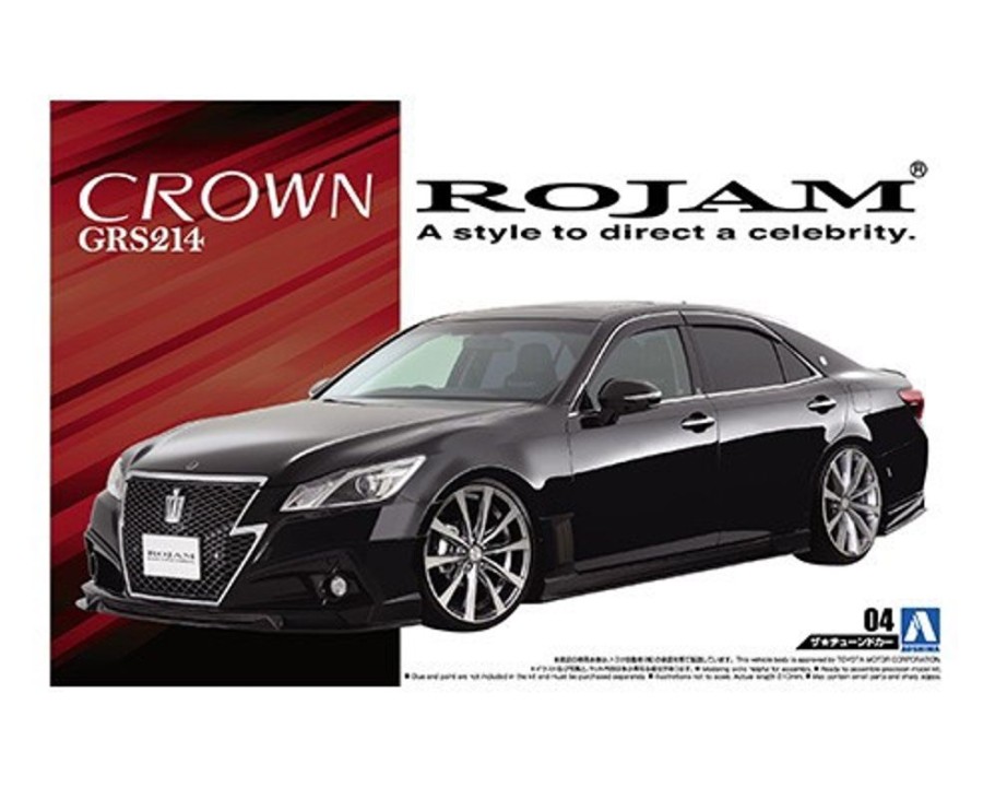 Cars | Model & Die-Cast Aoshima Aoshima 1:24 Rojam Irt Toyota Crown Athlete "Super Vip" (Grs204) Model Kit