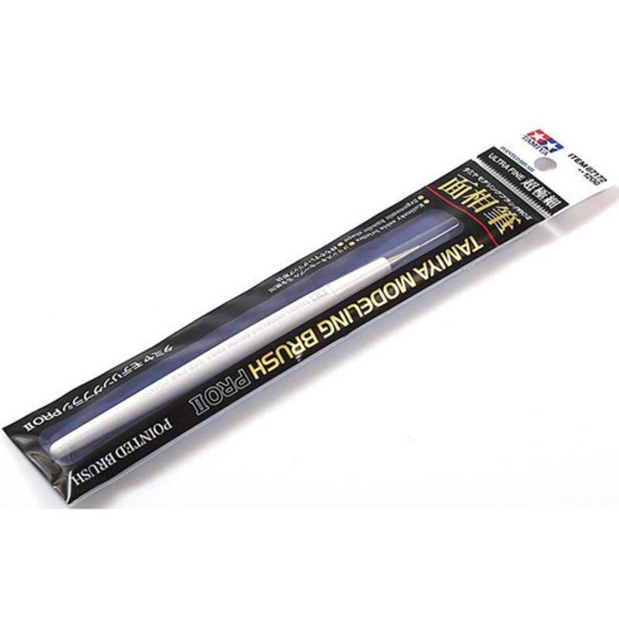 Paint Brushes, Airbrushes & Compressors | Accessories Tamiya Tamiya - Modeling Brush Pro Ii Pointed Brush (Ultra Fine) [87172]