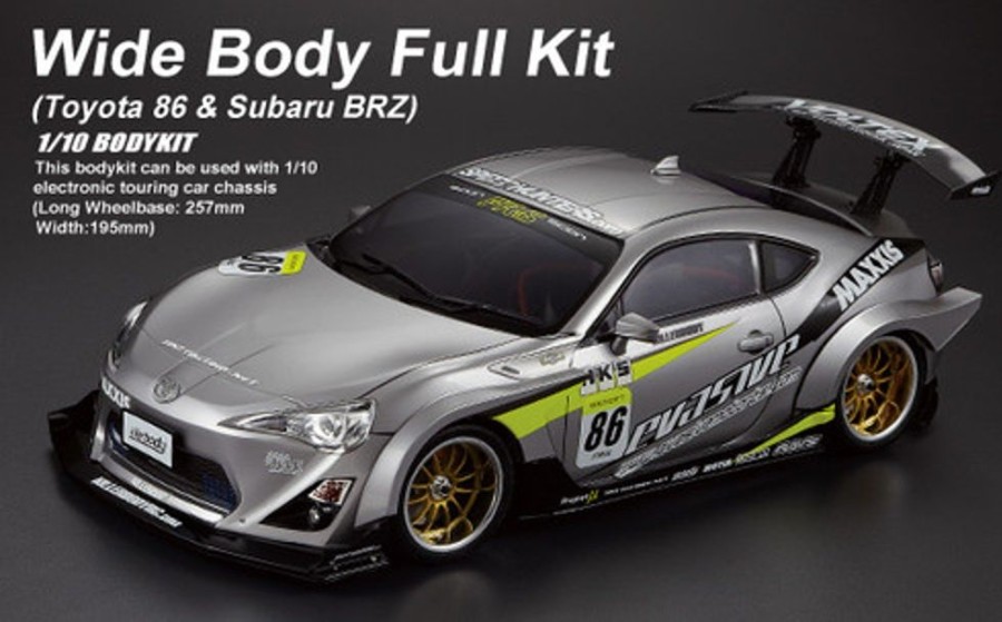 Rc Car Shell & Accessories | Parts KillerBody Killer Body 1/10 Toyota Gt86/ Subaru Brz Decal Sheet Wide Body Full Kit B