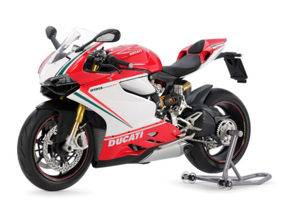 Bikes | Model & Die-Cast Tamiya Tamiya - 1/12 Ducati 1199 Panigale S Tricolore Plastic Model Kit [14132]