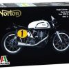 Bikes | Model & Die-Cast Italeri Italeri - 1/9 Norton Manx 500Cc 1951 World Champion Rider G. Duke Plastic Model Kit [1-4602]