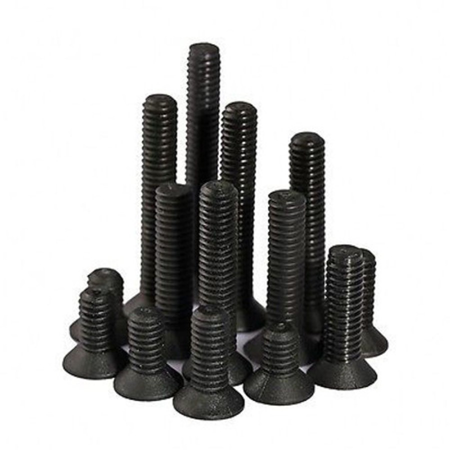 Accessories | Parts HobbyCarbon M3 Countersunk Screw - Steel - Black