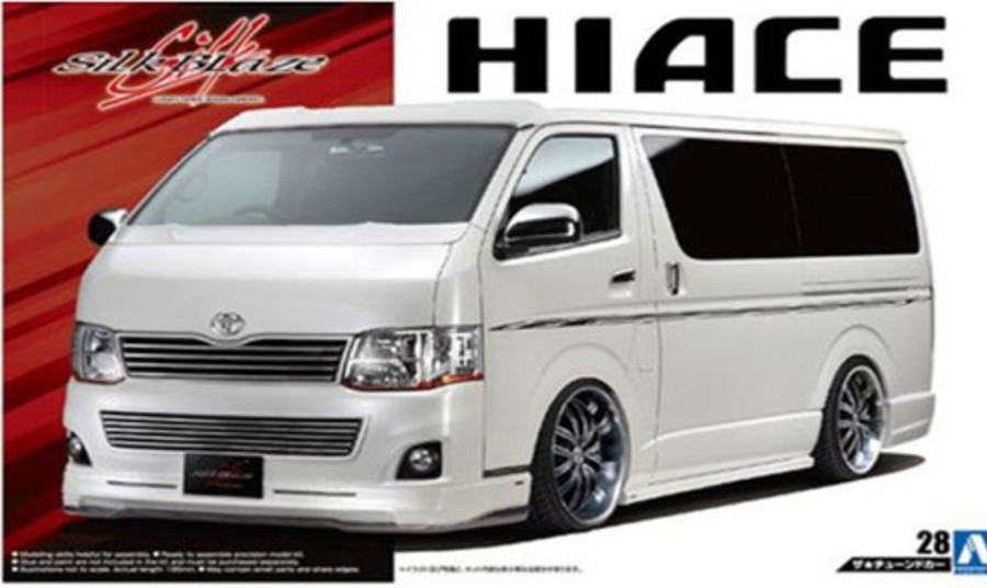 Cars | Model & Die-Cast Aoshima Aoshima - 1/24 The Tuned Car No.28 Toyota Silk Blaze Trh200V Hiace Ver Iii '10