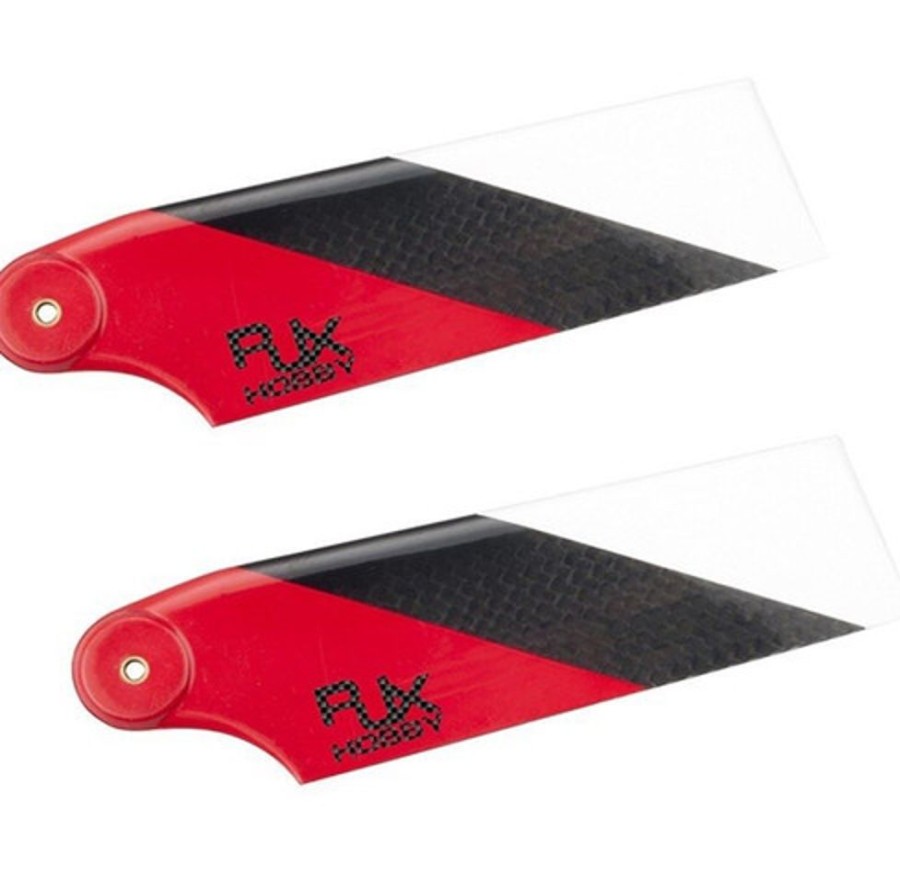 Rc Helicopter Blade | Parts RJX 1 Pair Rjx 62Mm Carbon Fiber Tail Rotor Blades For 450 Rc Helicopter