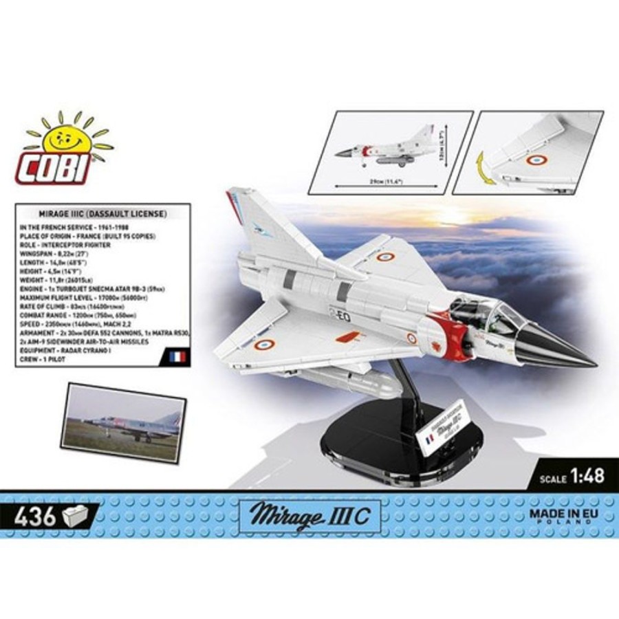 Model & Die-Cast Cobi Cobi-5826 | Armed Forces /5826/ Mirage Iiic 436 Pcs