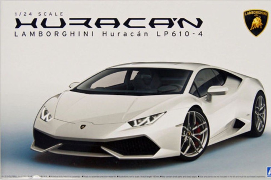 Cars | Model & Die-Cast Aoshima Aoshima Lamborghini Huracan Lp610-4 1/24 Scale Kit