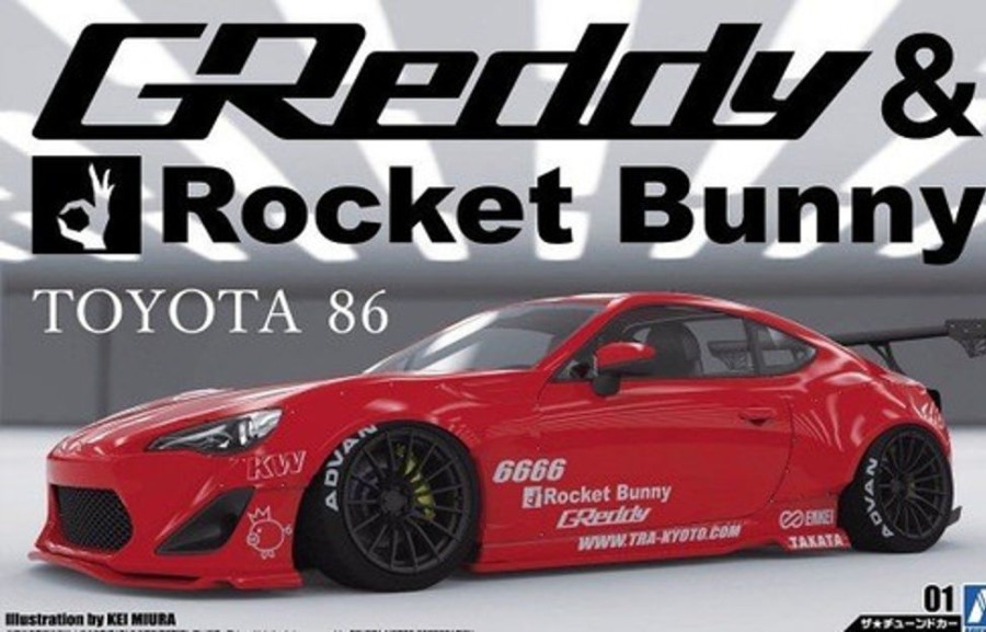 Cars | Model & Die-Cast Aoshima Aoshima - 1/24 The Tuned Car No.1 Zn6 Toyota 86 '12 Greddy & Rocket Bunny Enkei Ver.